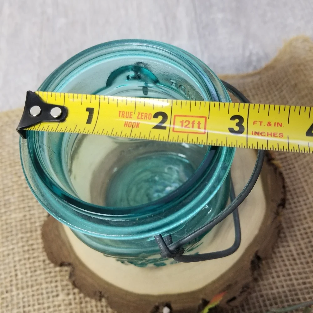 Vintage Bicentennial Ball Ideal Aqua Mason Jar - Picture 9 of 9